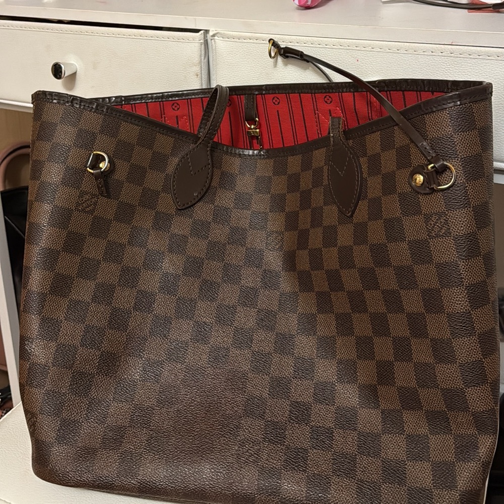 (SOLD) LV Neverfull MM Damier Ebene - Picture 11 of 14